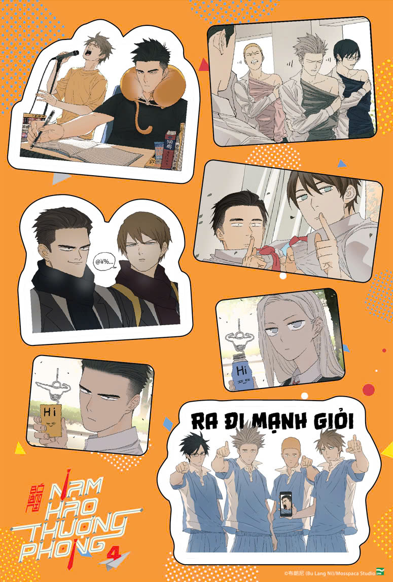 nam hào thượng phong - tập 4 - bản sưu tầm - tặng kèm 1 box nam châm + 1 chuông gió acrylic + 1 set sticker + 2 thẻ học sinh đựng trong bao - Ảnh 5