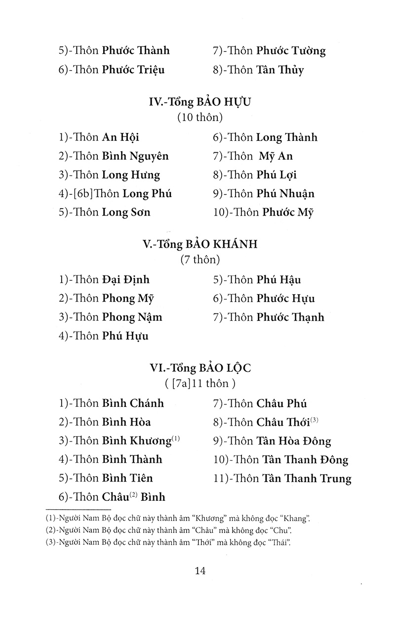 nam kỳ địa hạt tổng thôn danh hiệu mục lục - Ảnh 11