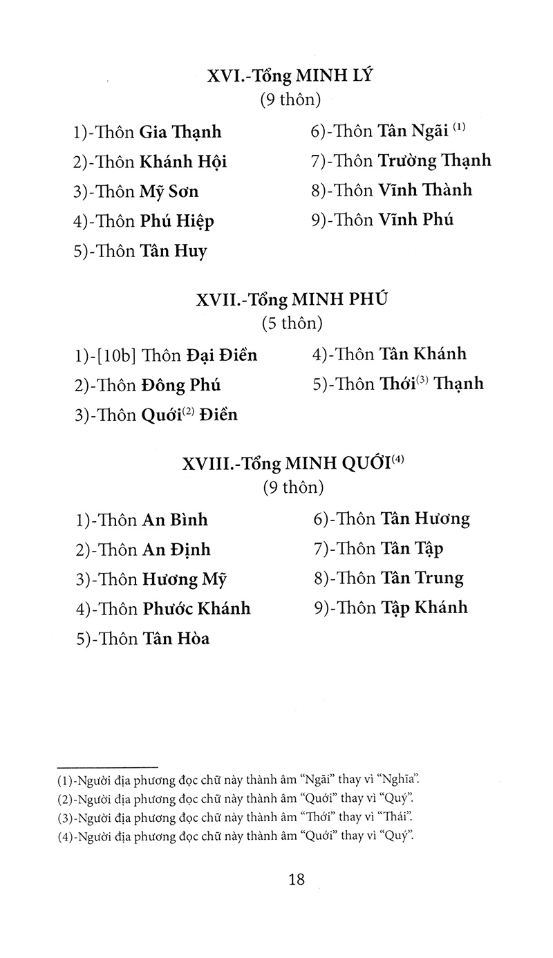 nam kỳ địa hạt tổng thôn danh hiệu mục lục - Ảnh 15