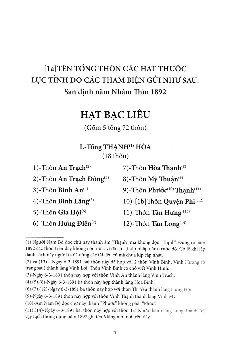 nam kỳ địa hạt tổng thôn danh hiệu mục lục - Ảnh 4