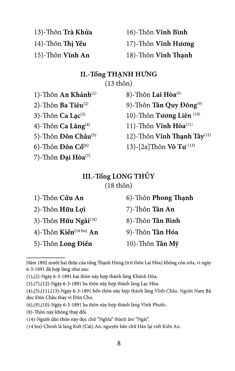 nam kỳ địa hạt tổng thôn danh hiệu mục lục - Ảnh 5