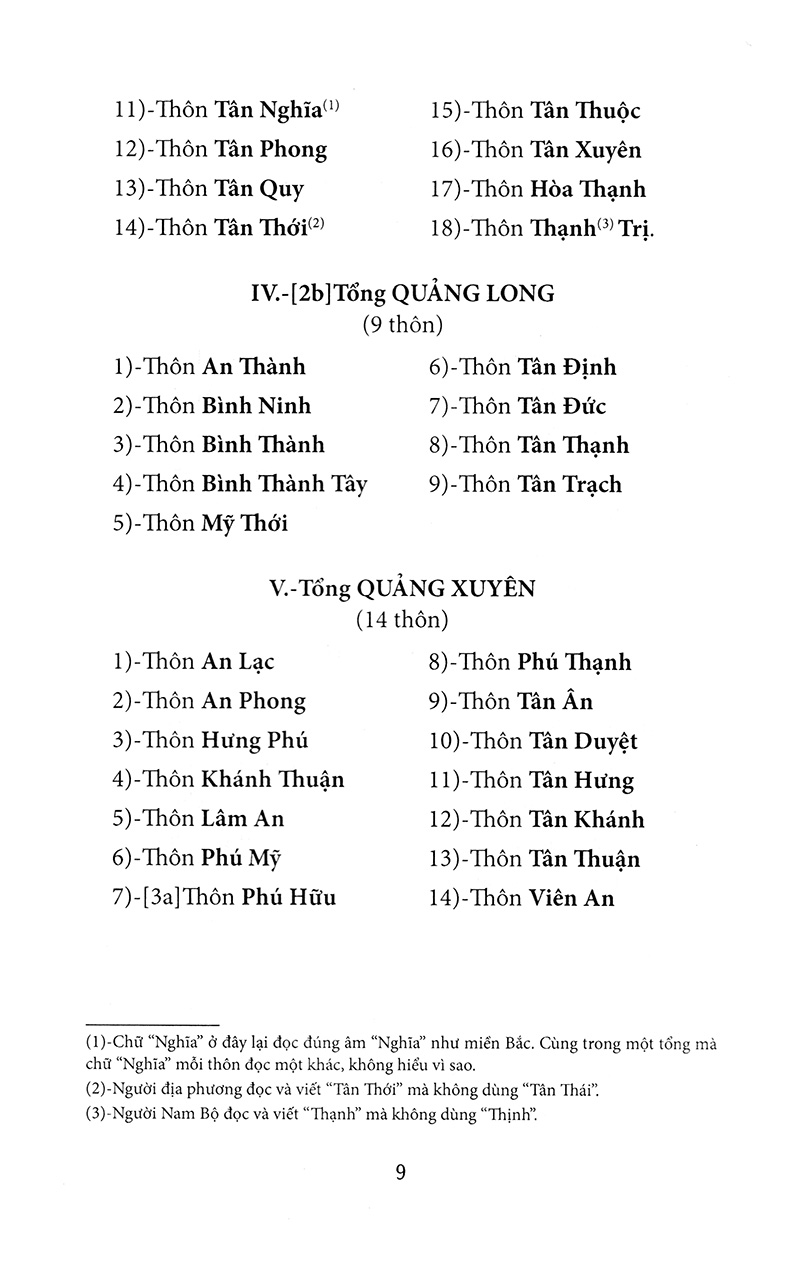 nam kỳ địa hạt tổng thôn danh hiệu mục lục - Ảnh 6