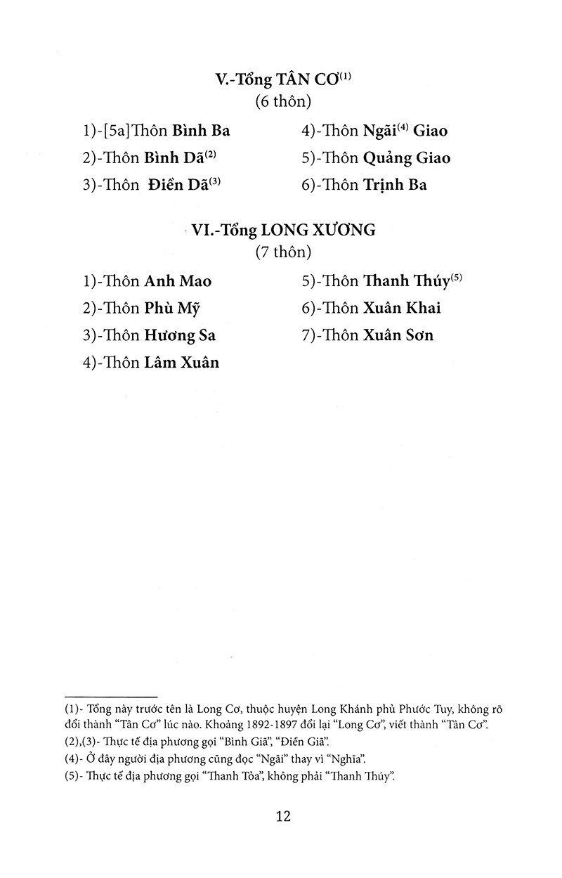 nam kỳ địa hạt tổng thôn danh hiệu mục lục - Ảnh 9