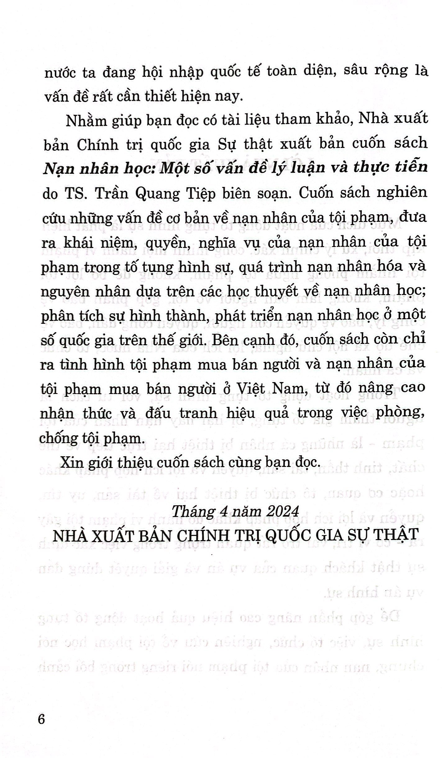 nạn nhân học - một số vấn đề lý luận và thực tiễn - Ảnh 4