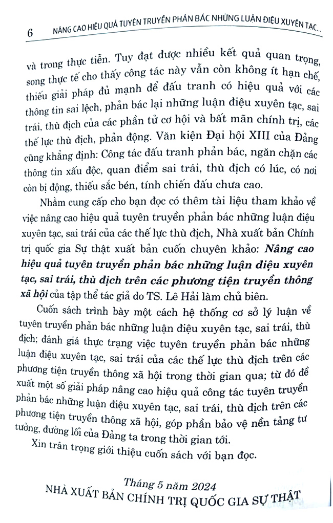 nâng cao hiệu quả tuyên truyền phản bác nhũng luận điệu xuyên tạc, sai trái, thù địch trên các phương tiện truyền thông xã hội - Ảnh 4
