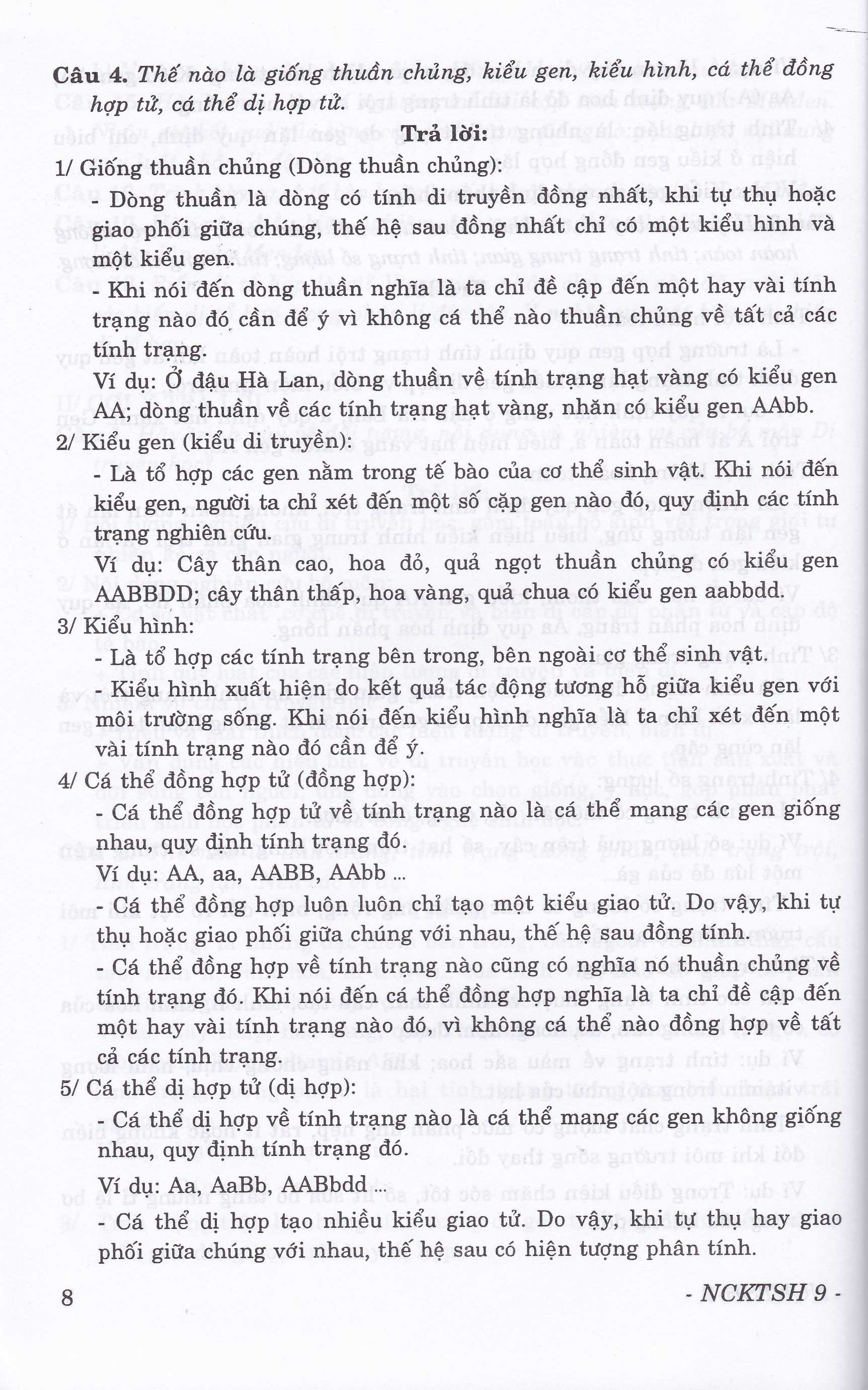 nâng cao kiến thức sinh học 9 - Ảnh 11
