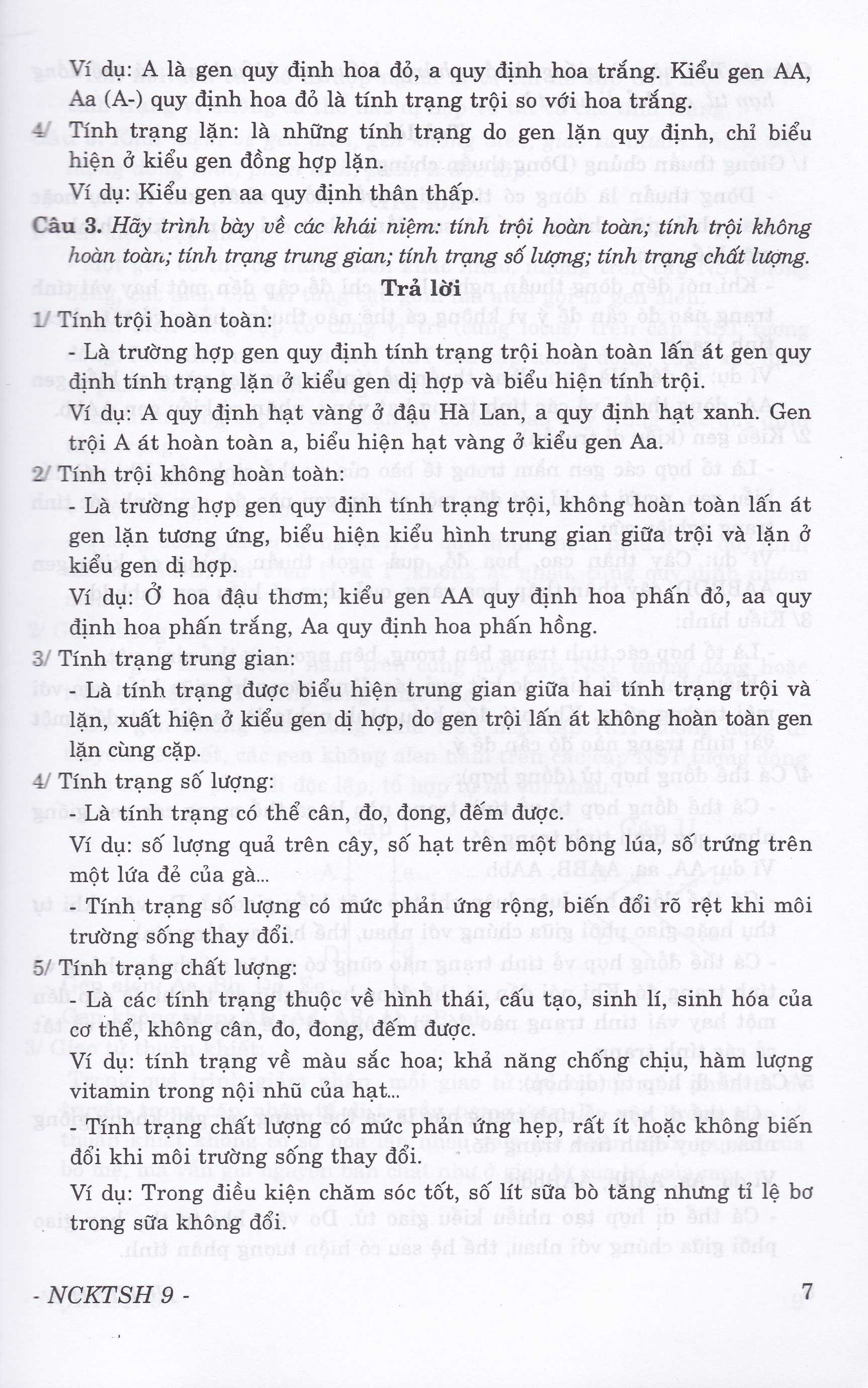 nâng cao kiến thức sinh học 9 - Ảnh 8