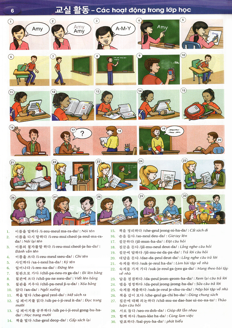 nâng cao vốn từ vựng tiếng hàn theo chủ đề bằng hình ảnh - Ảnh 10