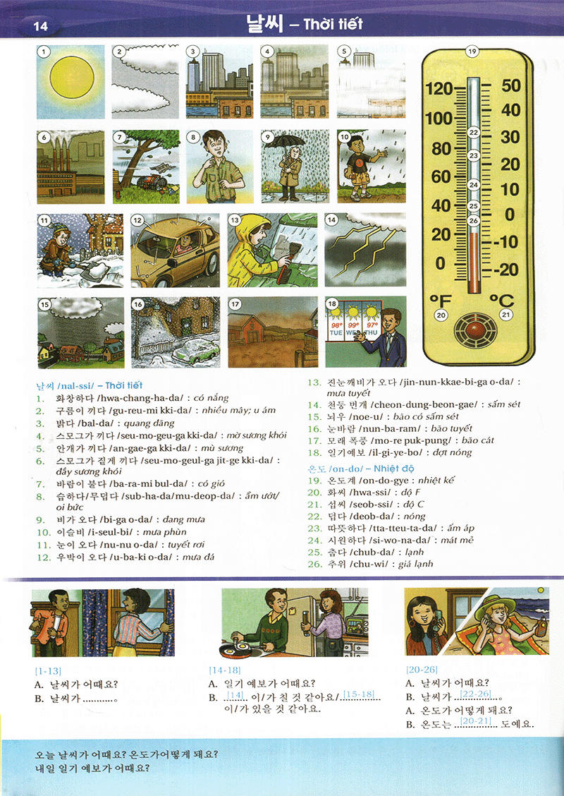 nâng cao vốn từ vựng tiếng hàn theo chủ đề bằng hình ảnh - Ảnh 18