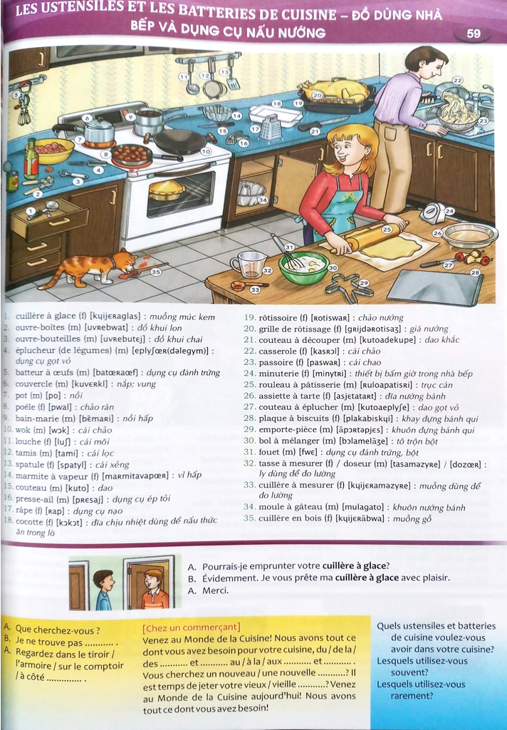 nâng cao vốn từ vựng tiếng pháp theo chủ đề bằng hình ảnh (tái bản 2023) - Ảnh 6