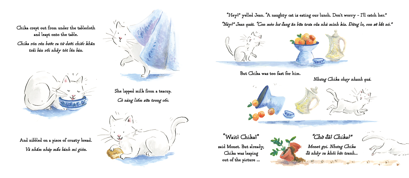 nàng mèo của monnet - song ngữ anh - việt - Ảnh 3