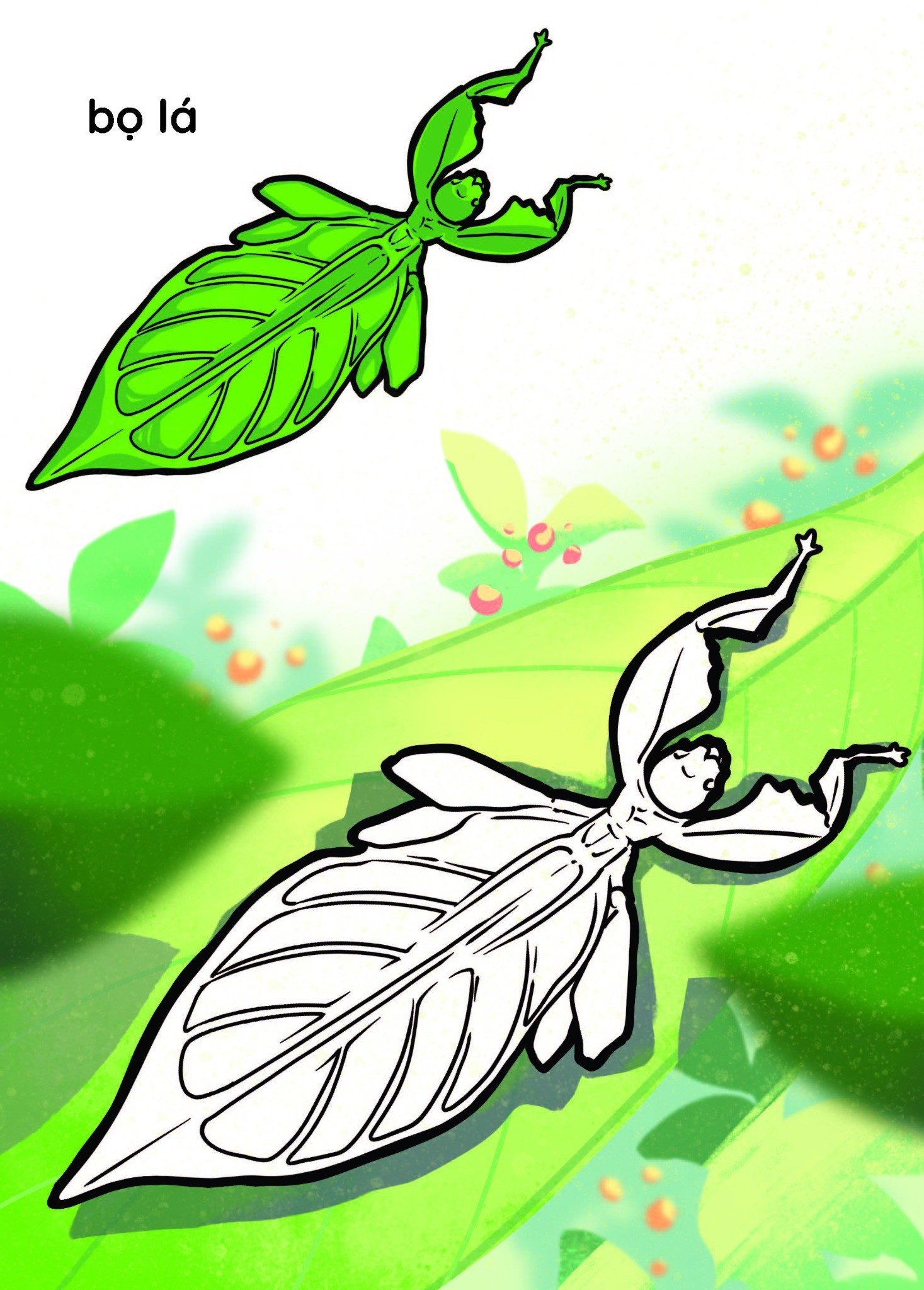 nào mình cùng tô màu nhé! - côn trùng - Ảnh 4