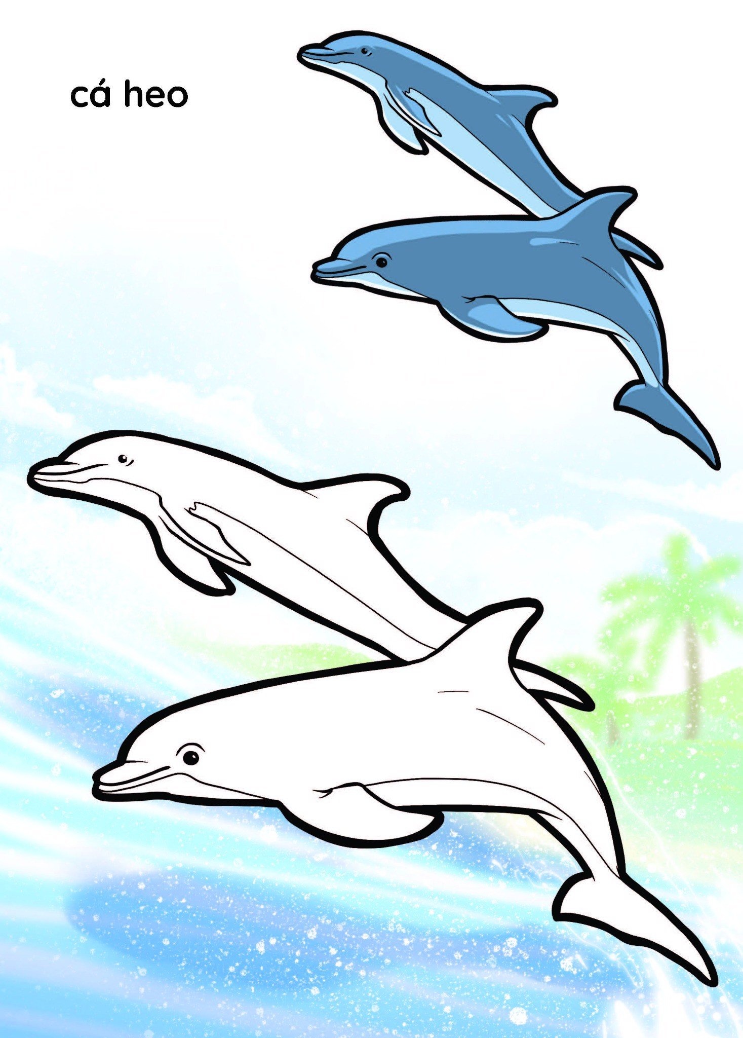 nào mình cùng tô màu nhé! - đại dương - Ảnh 4