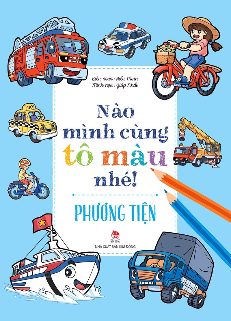 nào mình cùng tô màu nhé! - phương tiện - Ảnh 2