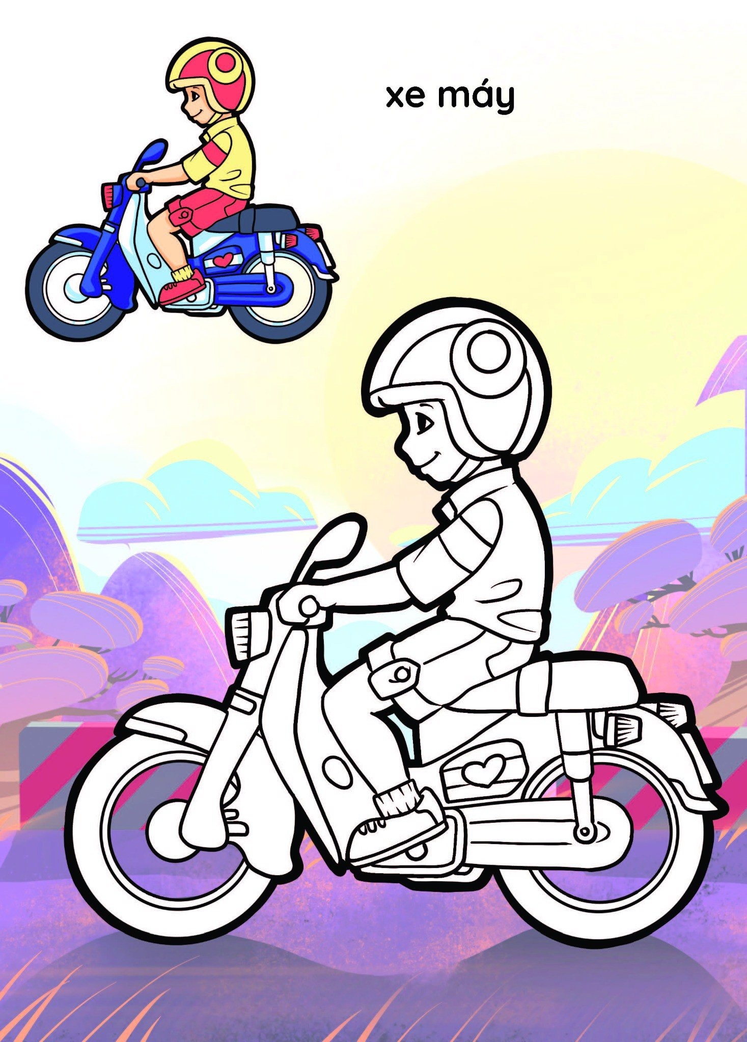 nào mình cùng tô màu nhé! - phương tiện - Ảnh 4