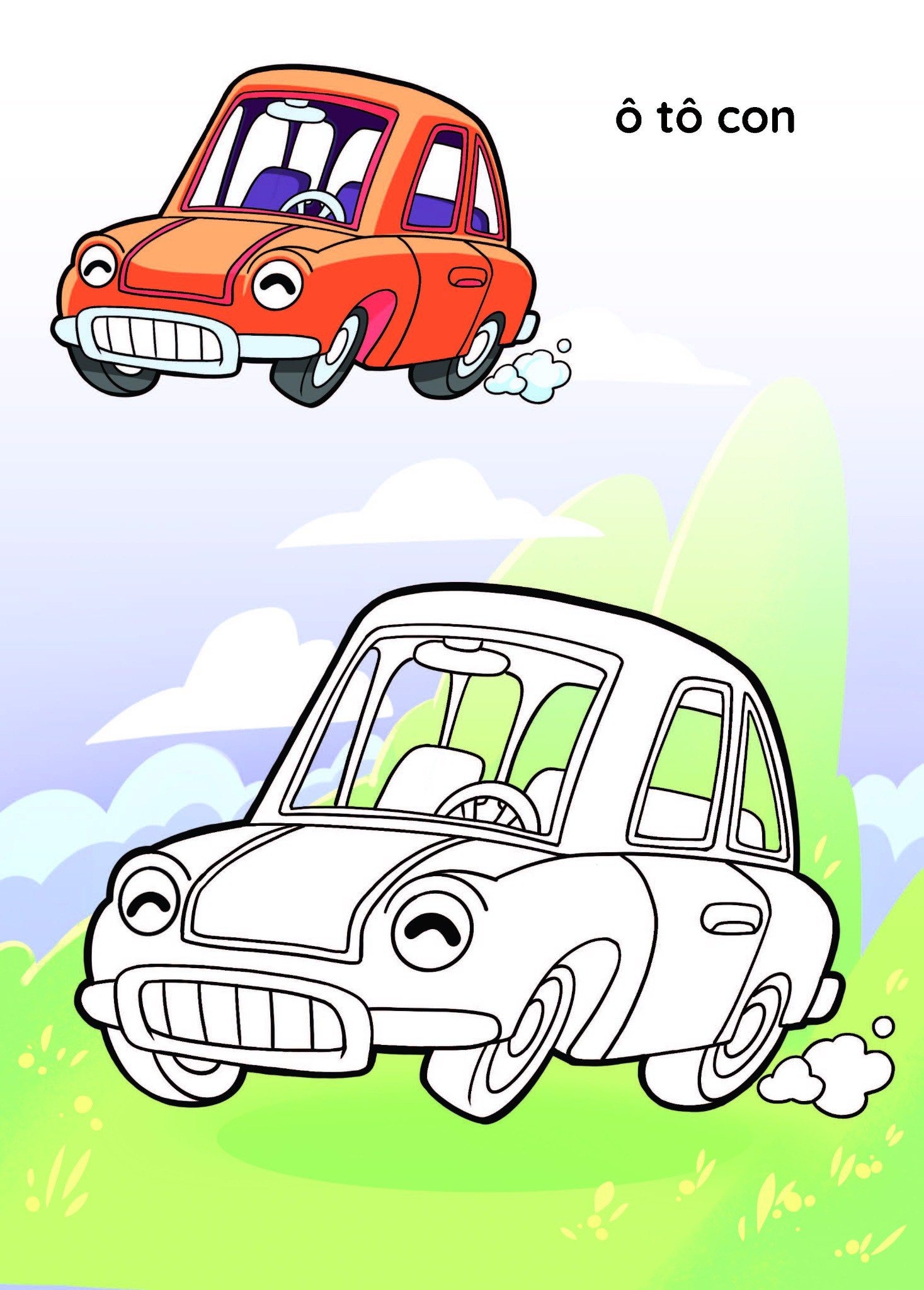 nào mình cùng tô màu nhé! - phương tiện - Ảnh 5