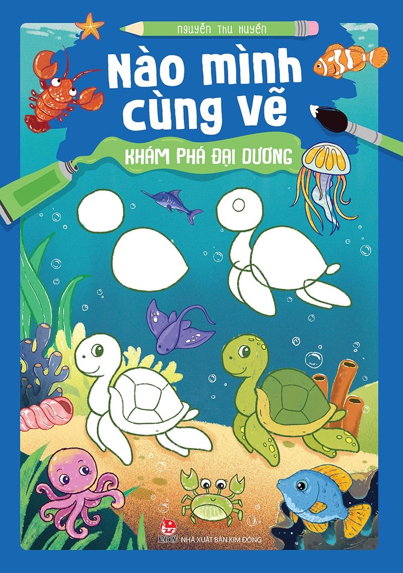 nào mình cùng vẽ - khám phá đại dương - Ảnh 2