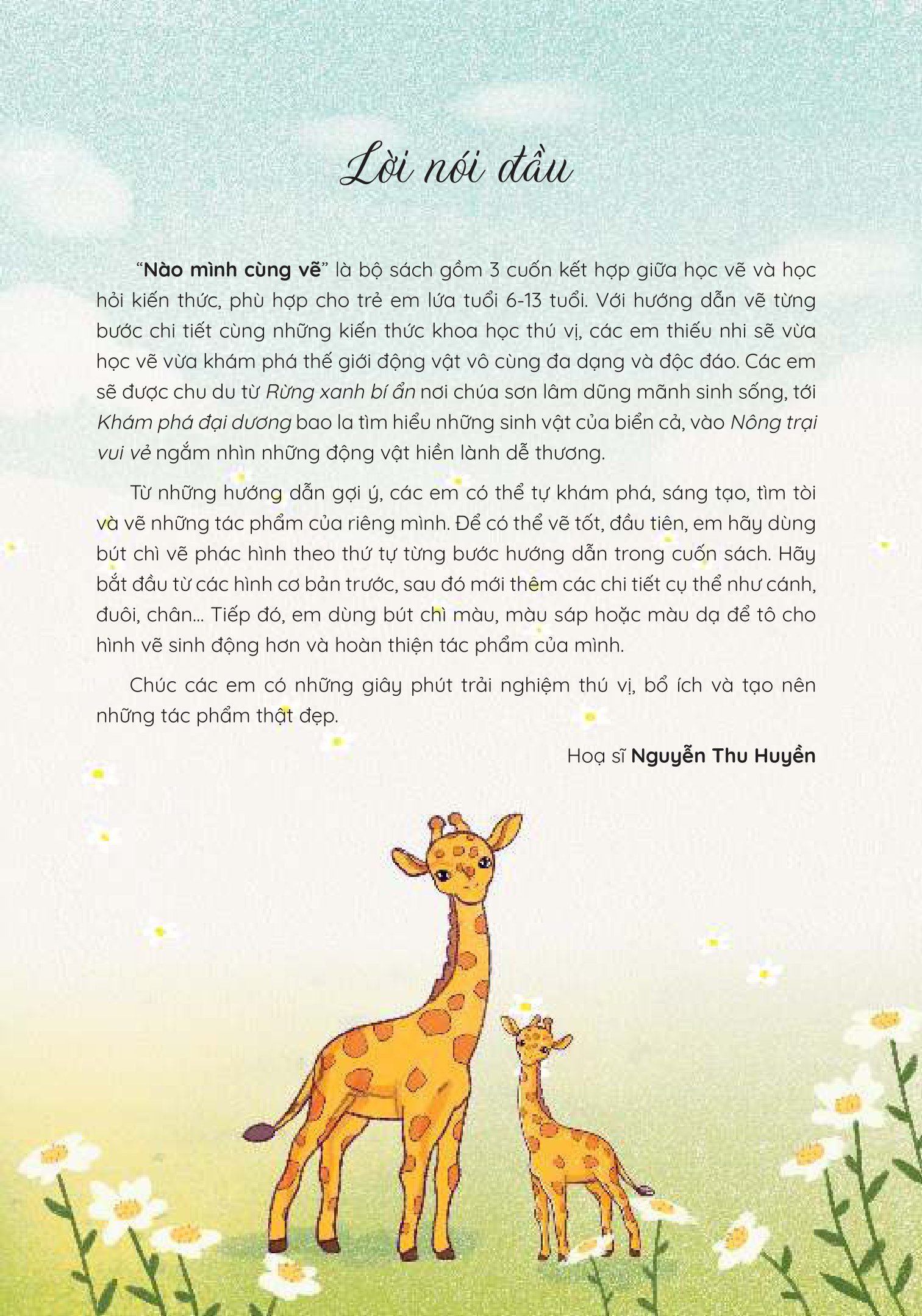 nào mình cùng vẽ - rừng xanh bí ẩn - Ảnh 3