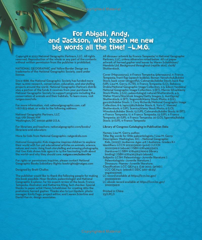 national geographic kids - big words for little paleontologists - Ảnh 4