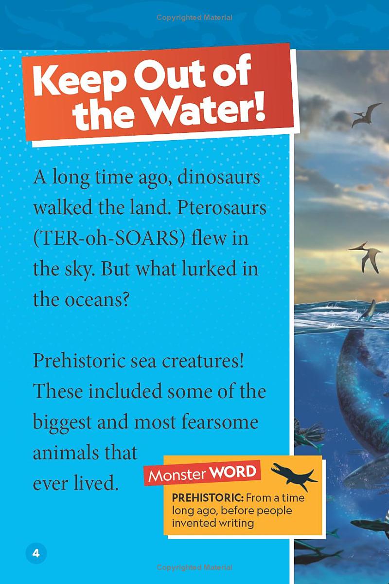 national geographic readers prehistoric sea monsters (level 2) - Ảnh 4