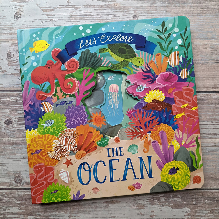 nature die-cut book - let's explore! the ocean - Ảnh 3