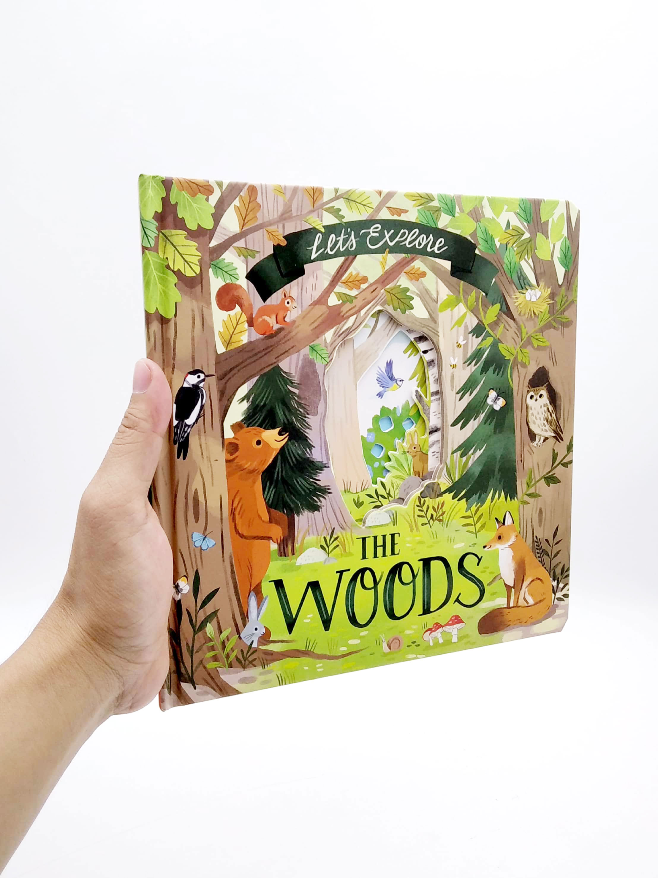 nature die-cut book - let's explore! the woods - Ảnh 11