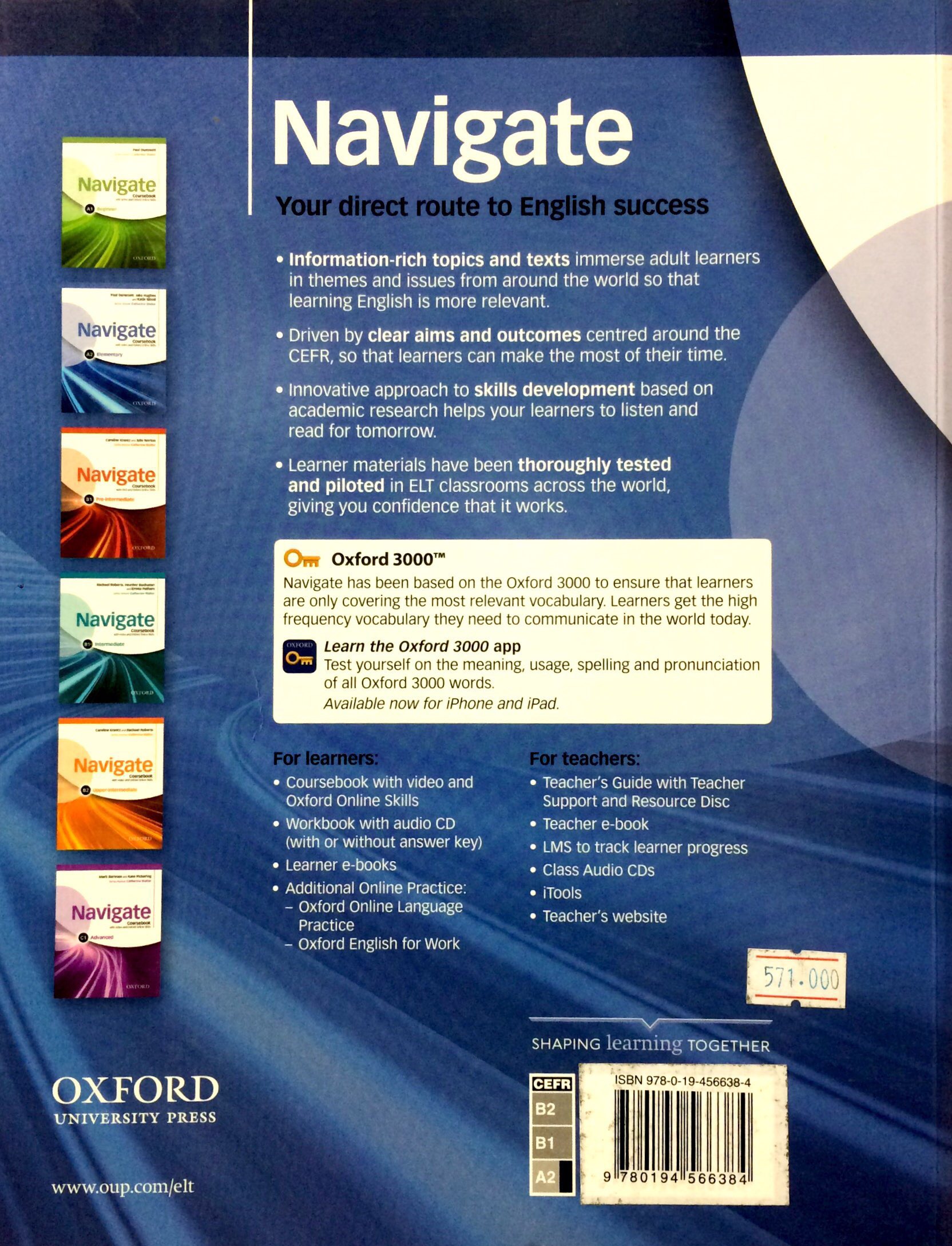 navigate: elementary a2: coursebook with oxford online skills - Ảnh 11