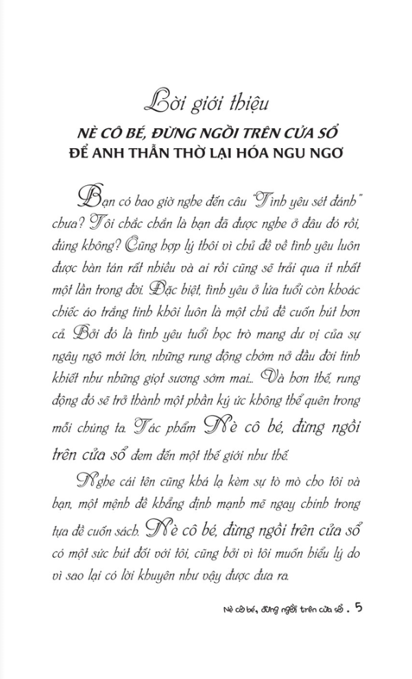 nè cô bé, đừng ngồi trên cửa sổ - Ảnh 5