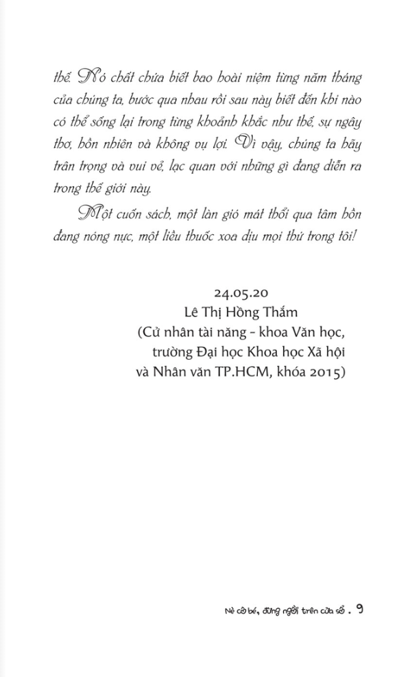 nè cô bé, đừng ngồi trên cửa sổ - Ảnh 9