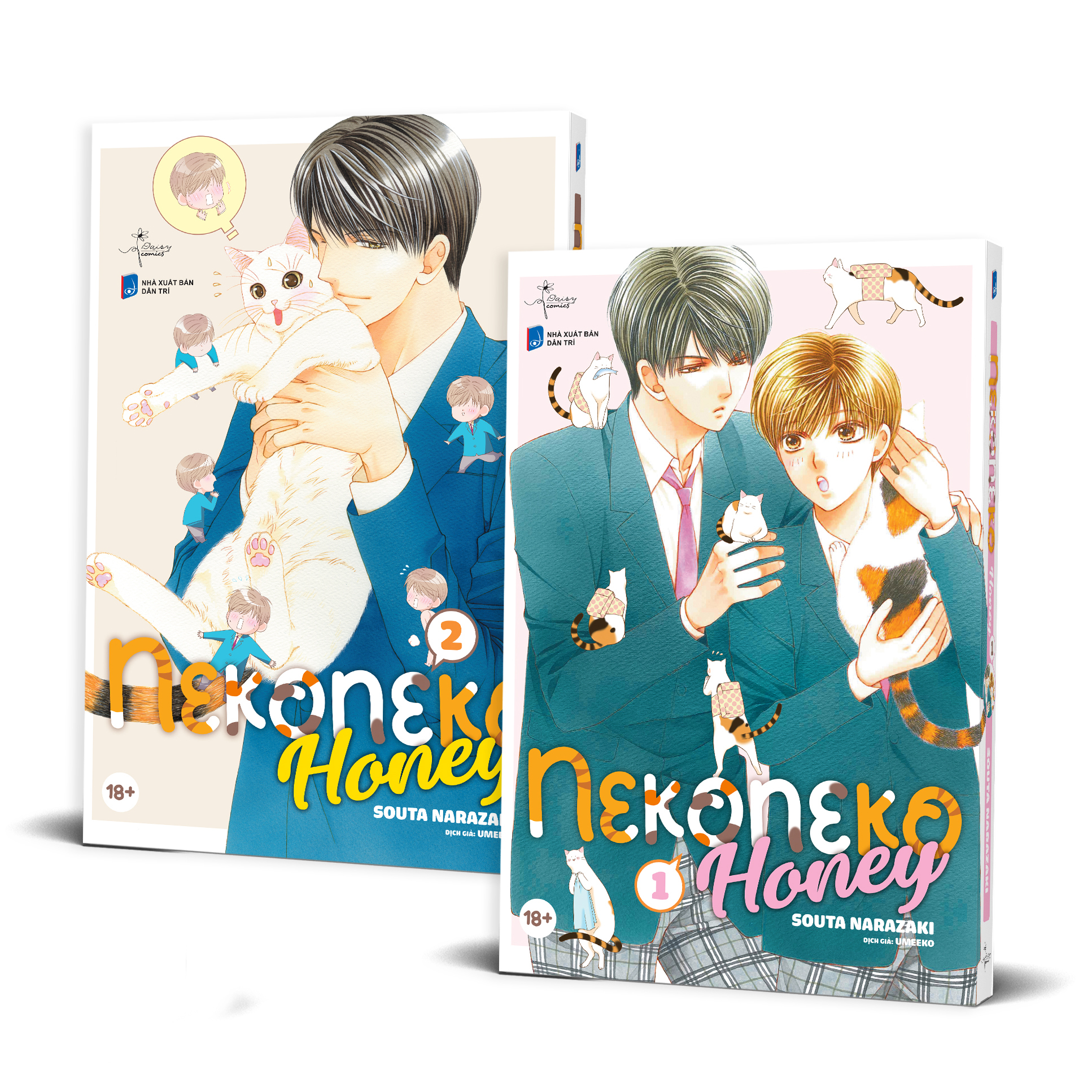 neko neko honey (bộ 2 tập) - tặng kèm 2 bookmark bế hình nhân vật - Ảnh 6