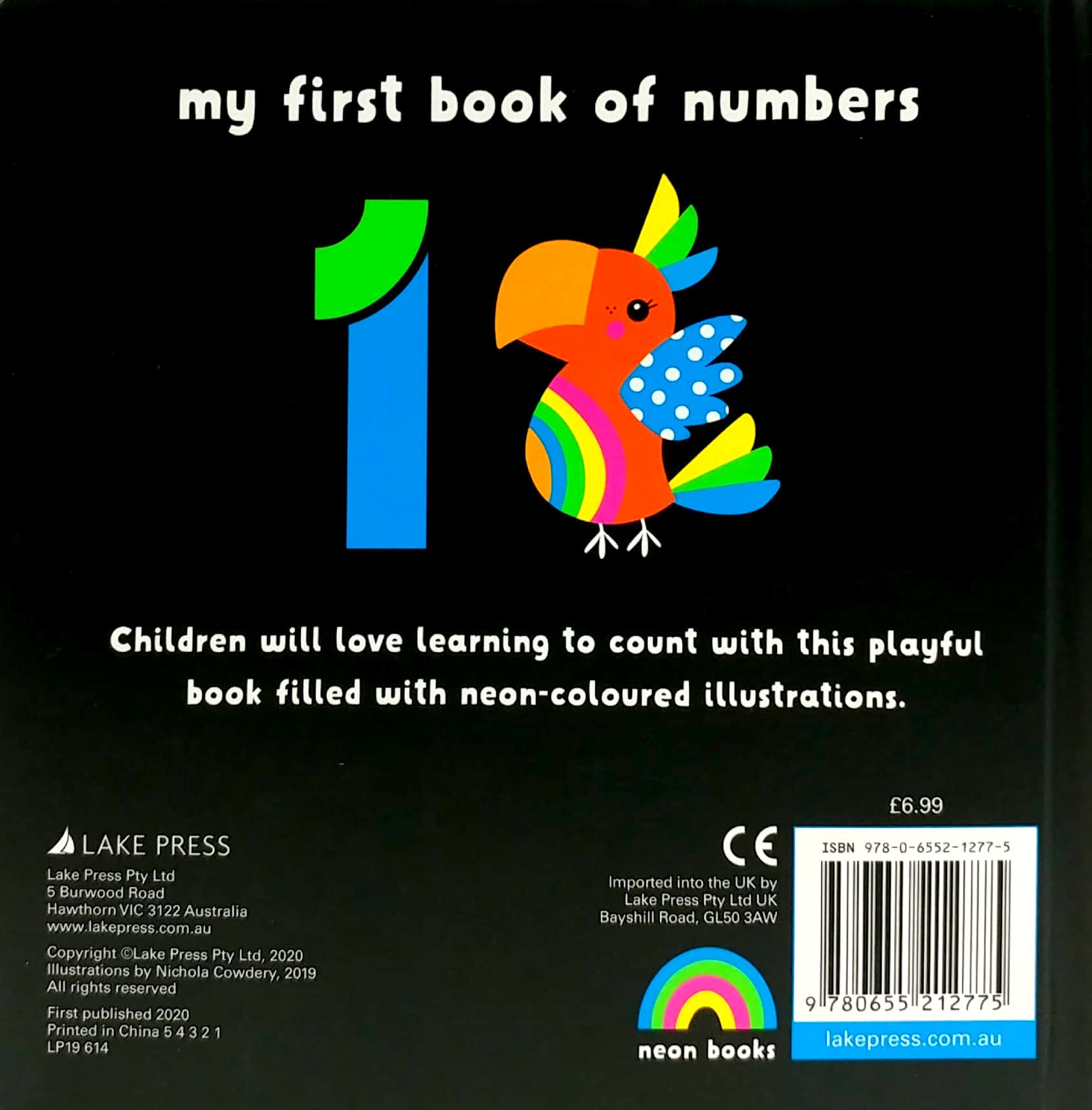 neon cut outs - my first book of numbers - Ảnh 6