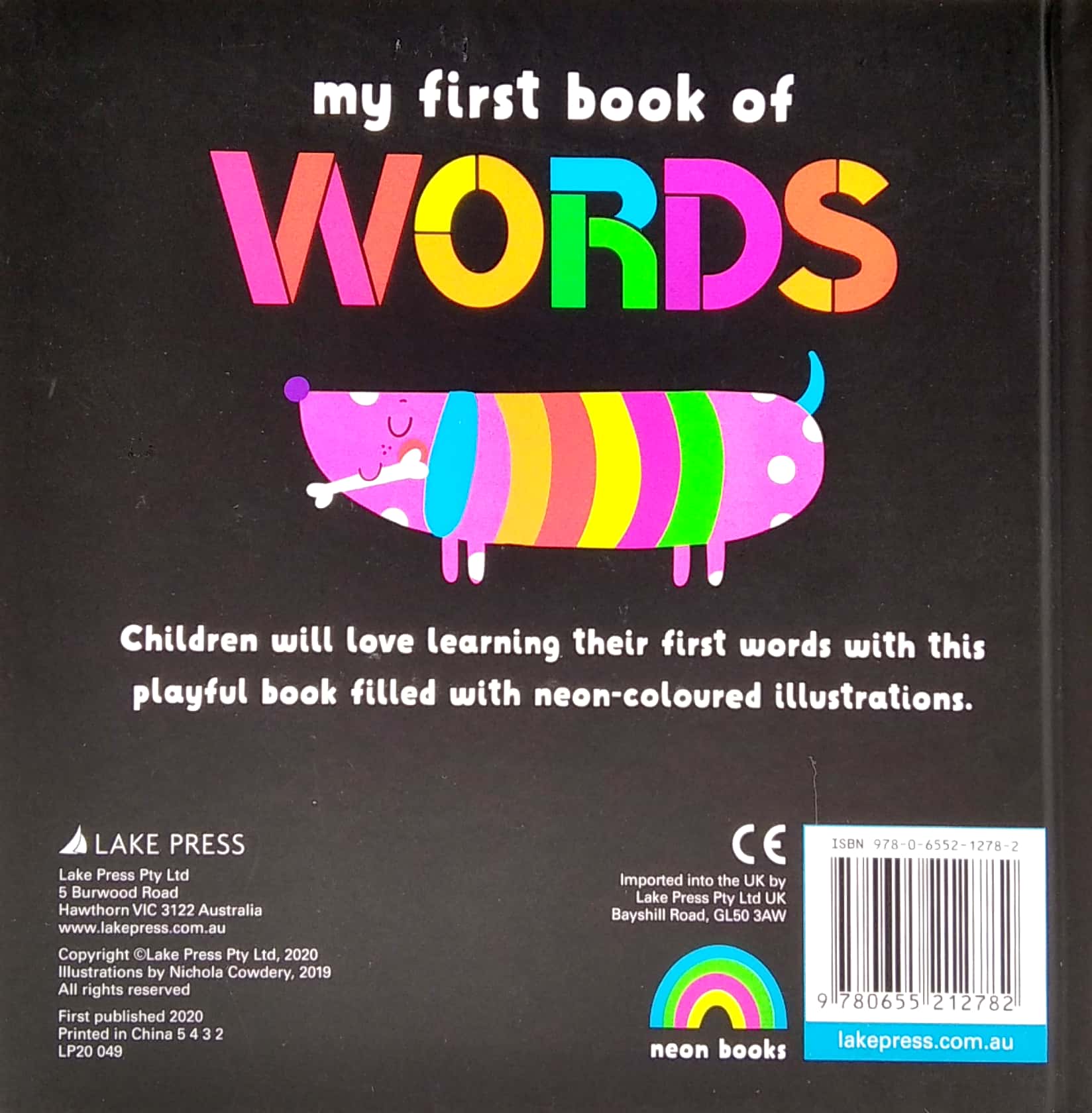 neon cut outs - my first book of words - Ảnh 6