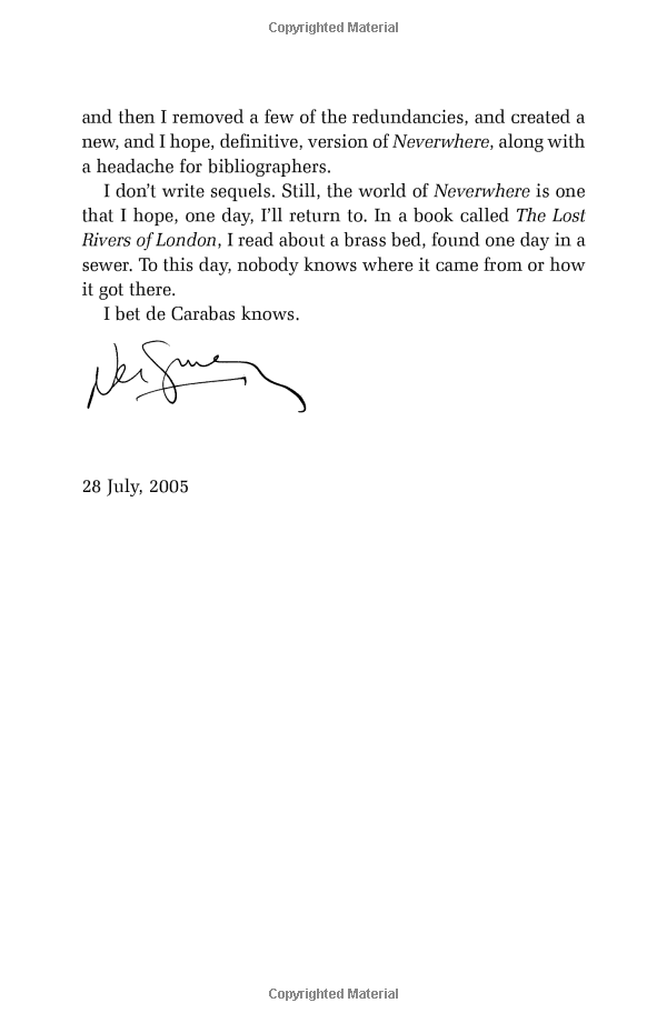 neverwhere: author's preferred text - Ảnh 4