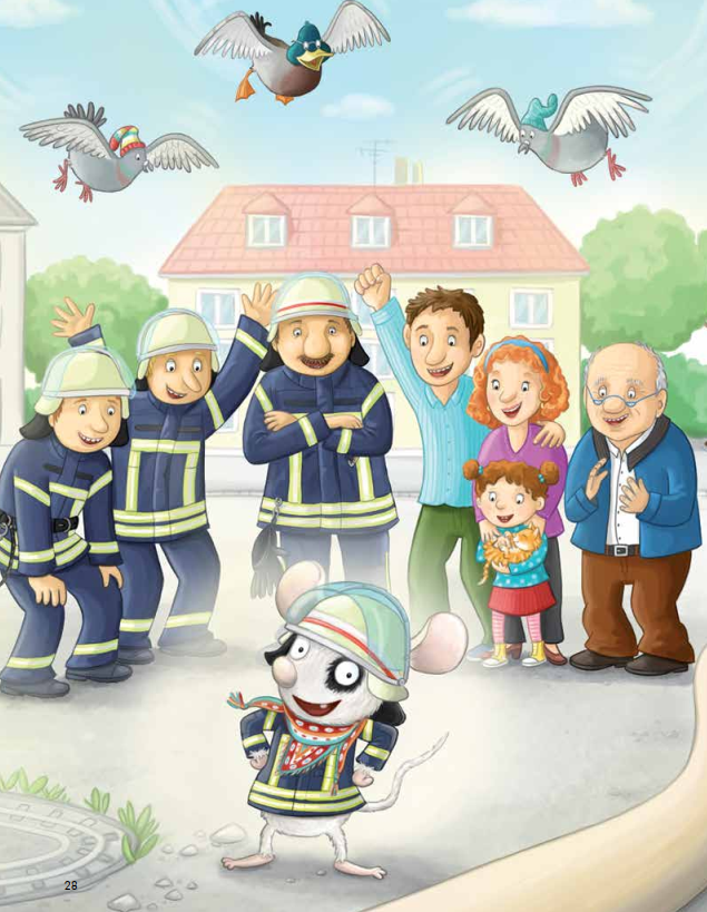 nevio chú chuột dũng cảm - các chú lính cứu hỏa dập tắt một đám cháy, cứu người và bảo vệ môi trường như thế nào? - Ảnh 4