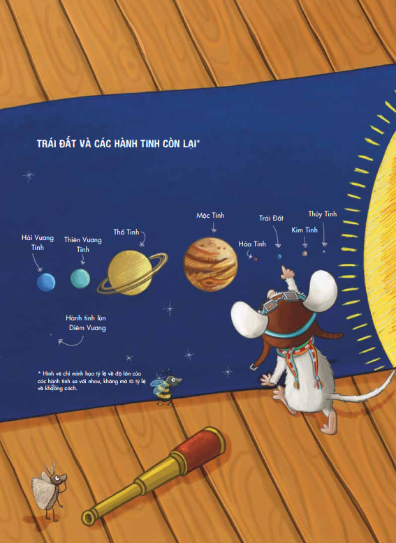 nevio chú chuột dũng cảm - tại sao có ngày và đêm, mặt trời thì chiếu sáng, và mặt trăng thì quay xung quanh trái đất? - Ảnh 3