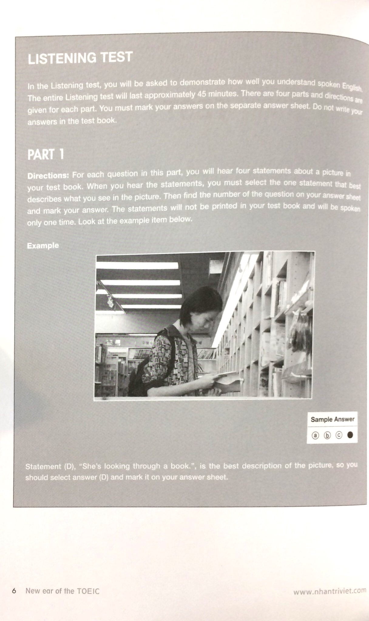 new ear of the toeic (kèm cd) - Ảnh 4