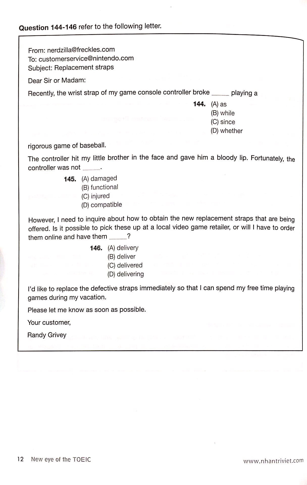 new eye of the toeic (không cd) - Ảnh 10