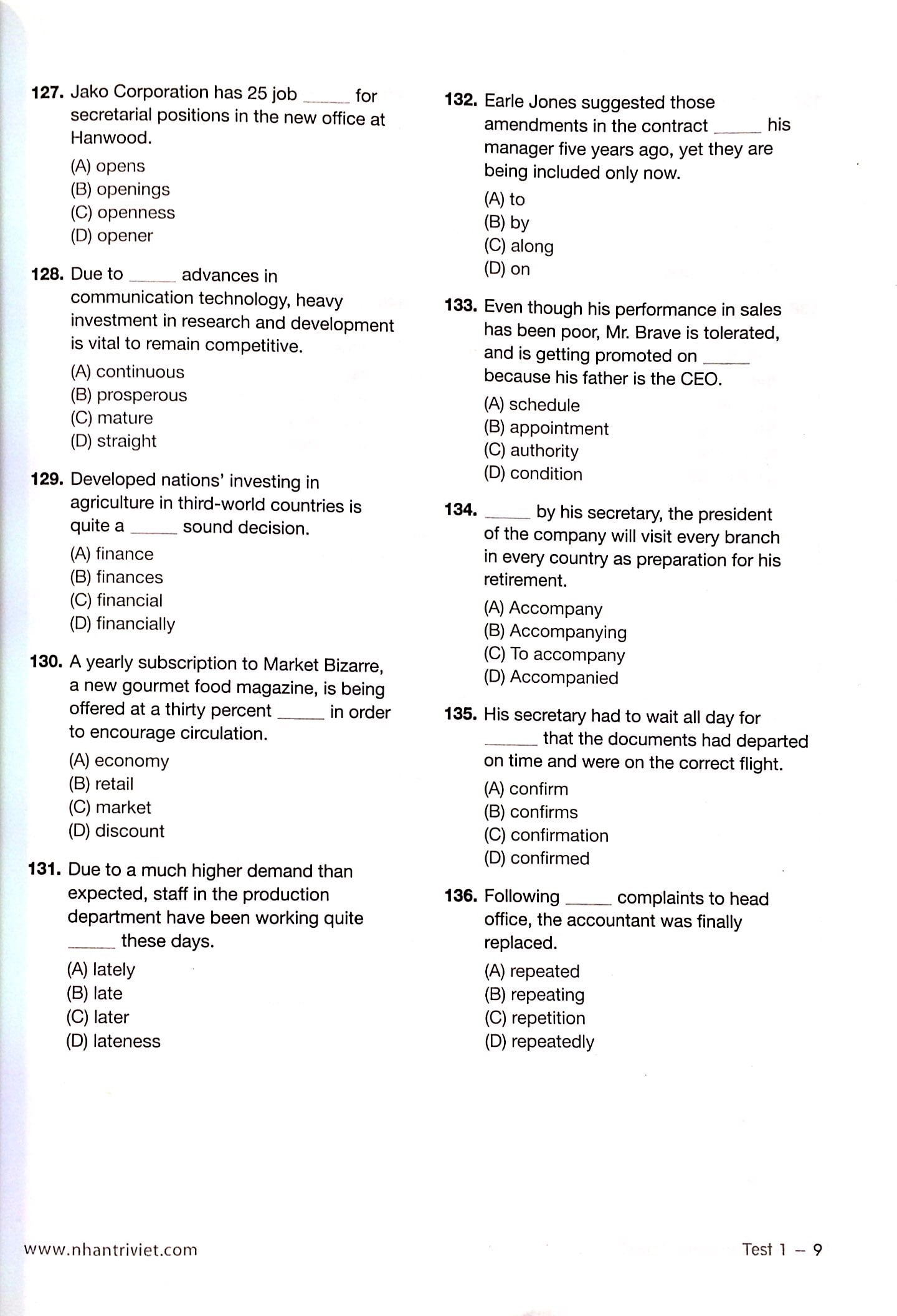 new eye of the toeic (không cd) - Ảnh 7