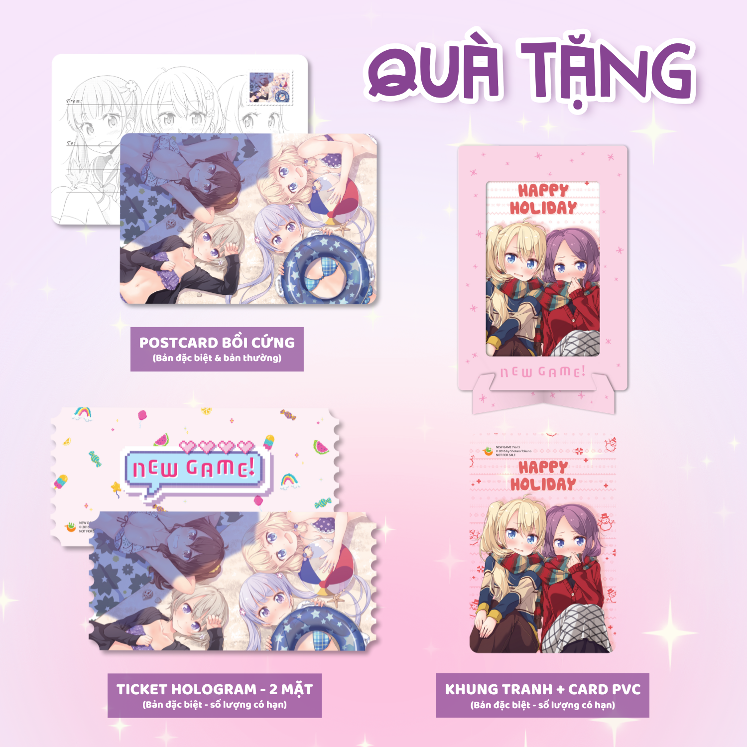 new game - tập 5 - bản đặc biệt - tặng kèm postcard + ticket hologram + card pvc + khung tranh bồi cứng - Ảnh 3