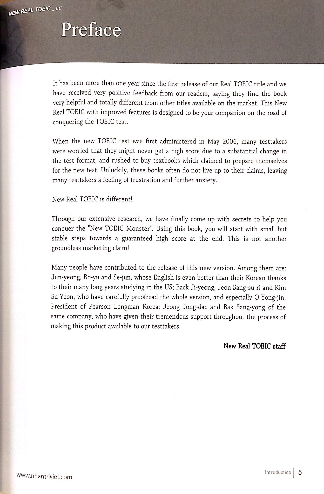 new longman new real toeic - actual tests for listening comprehension lc (+cd) - Ảnh 3