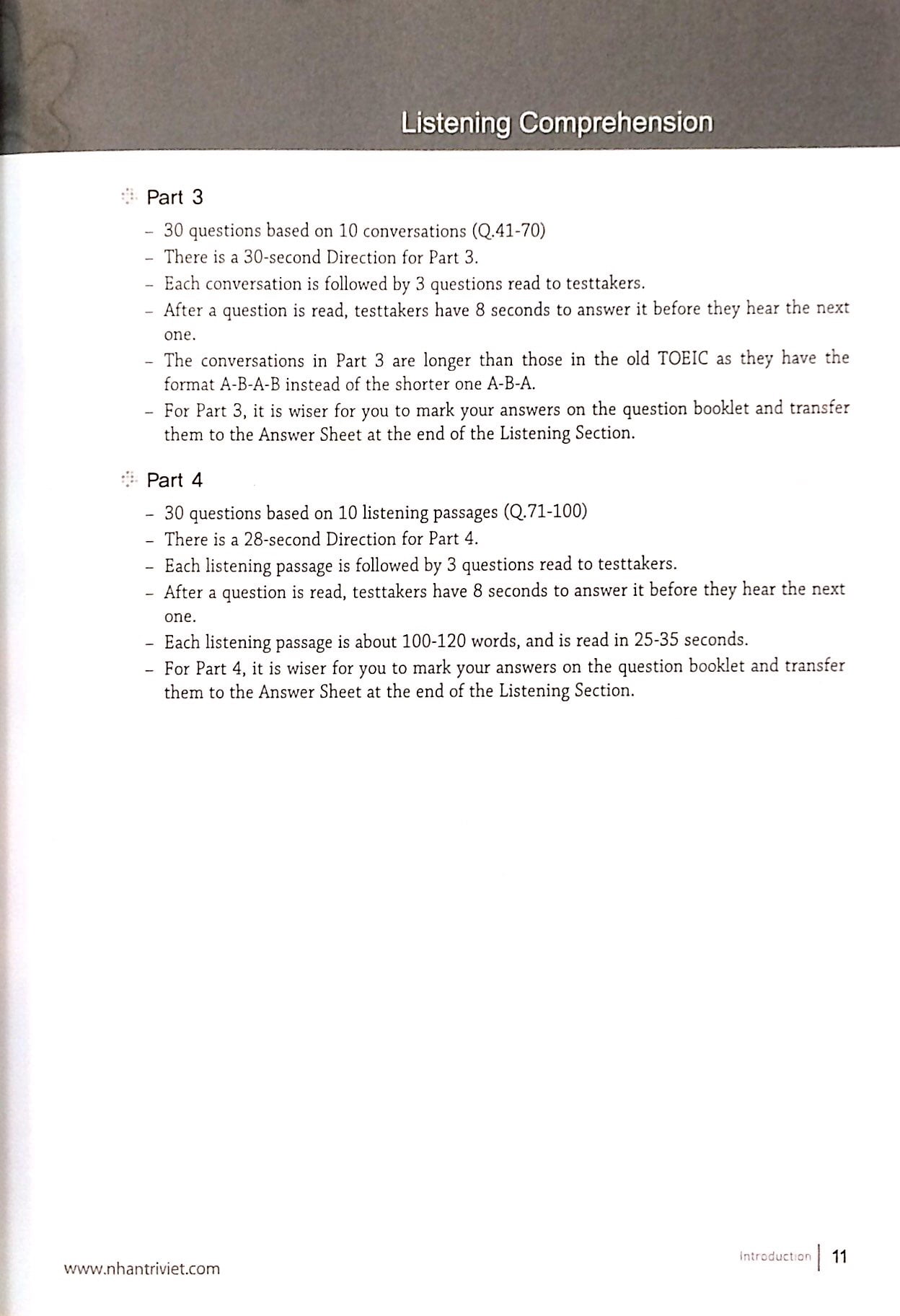 new longman new real toeic - actual tests for listening comprehension lc (+cd) - Ảnh 8