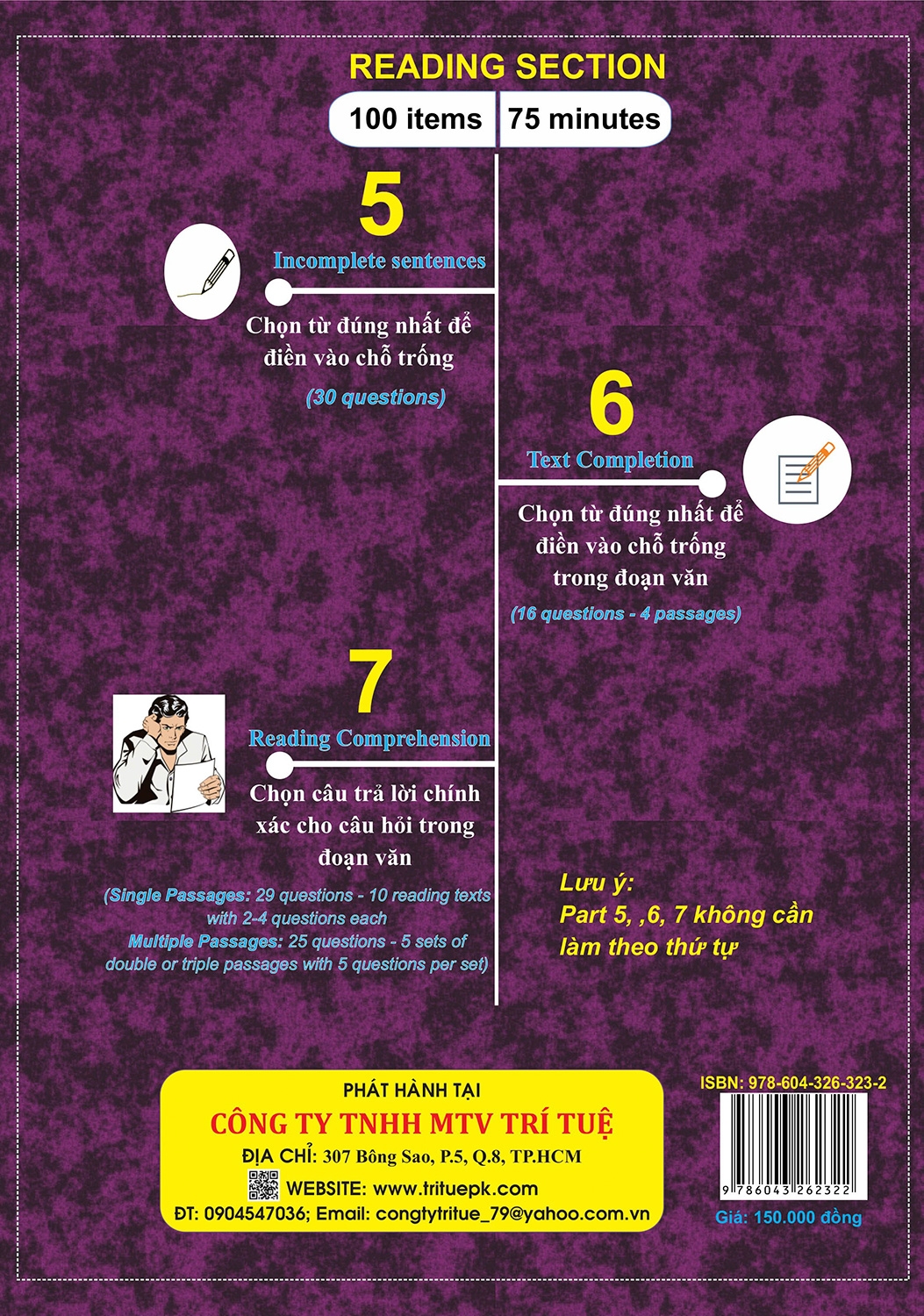 new toeic - 5 actual tests - rc (tái bản) - Ảnh 3