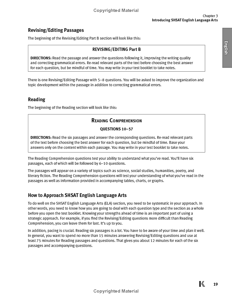 new york city shsat prep 2020 & 2021: 3 practice tests + proven strategies + review (kaplan test prep ny) - Ảnh 11
