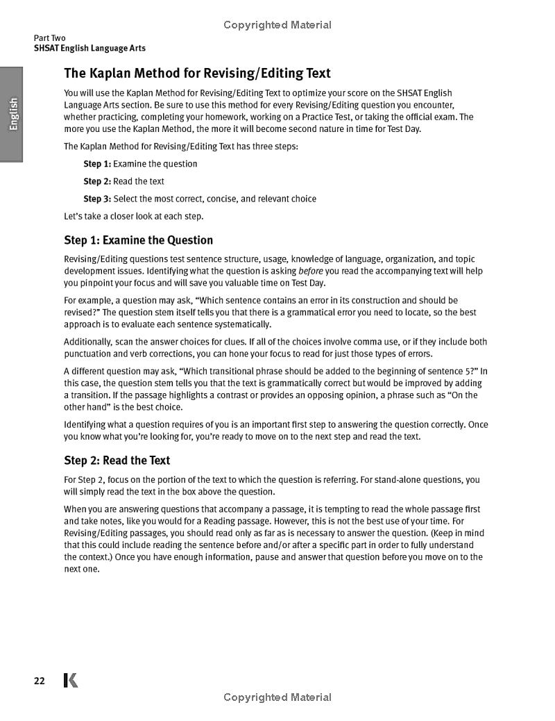 new york city shsat prep 2020 & 2021: 3 practice tests + proven strategies + review (kaplan test prep ny) - Ảnh 13