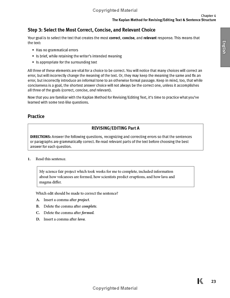 new york city shsat prep 2020 & 2021: 3 practice tests + proven strategies + review (kaplan test prep ny) - Ảnh 14