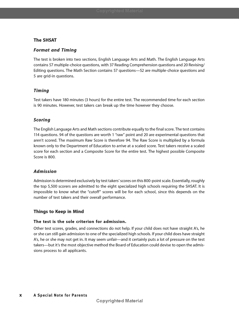 new york city shsat prep 2022 & 2023: 3 practice tests + proven strategies + review (kaplan test prep ny) - Ảnh 11