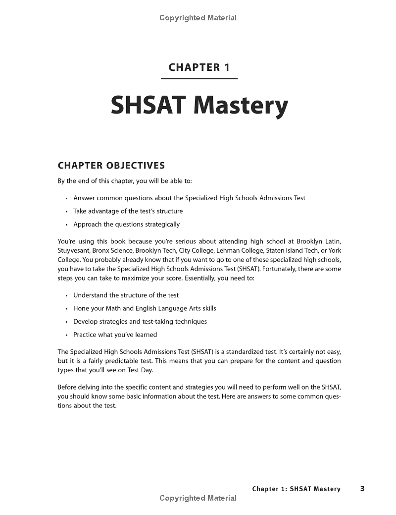 new york city shsat prep 2022 & 2023: 3 practice tests + proven strategies + review (kaplan test prep ny) - Ảnh 13