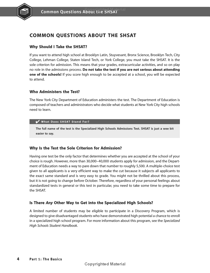 new york city shsat prep 2022 & 2023: 3 practice tests + proven strategies + review (kaplan test prep ny) - Ảnh 14