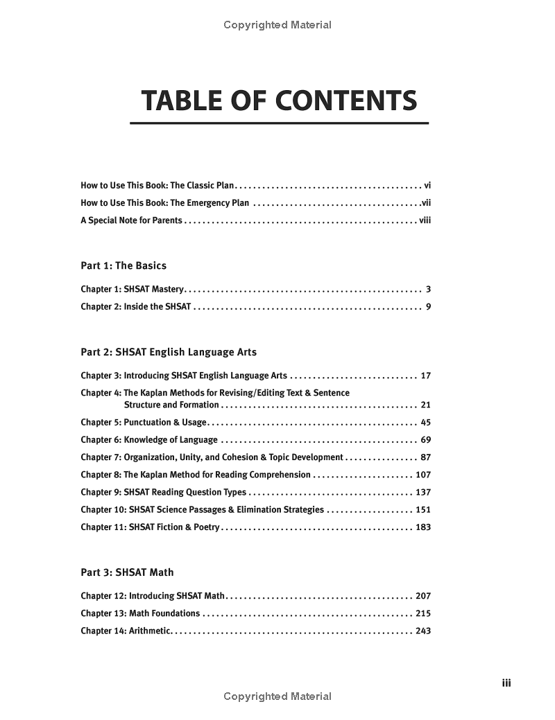 new york city shsat prep 2022 & 2023: 3 practice tests + proven strategies + review (kaplan test prep ny) - Ảnh 4