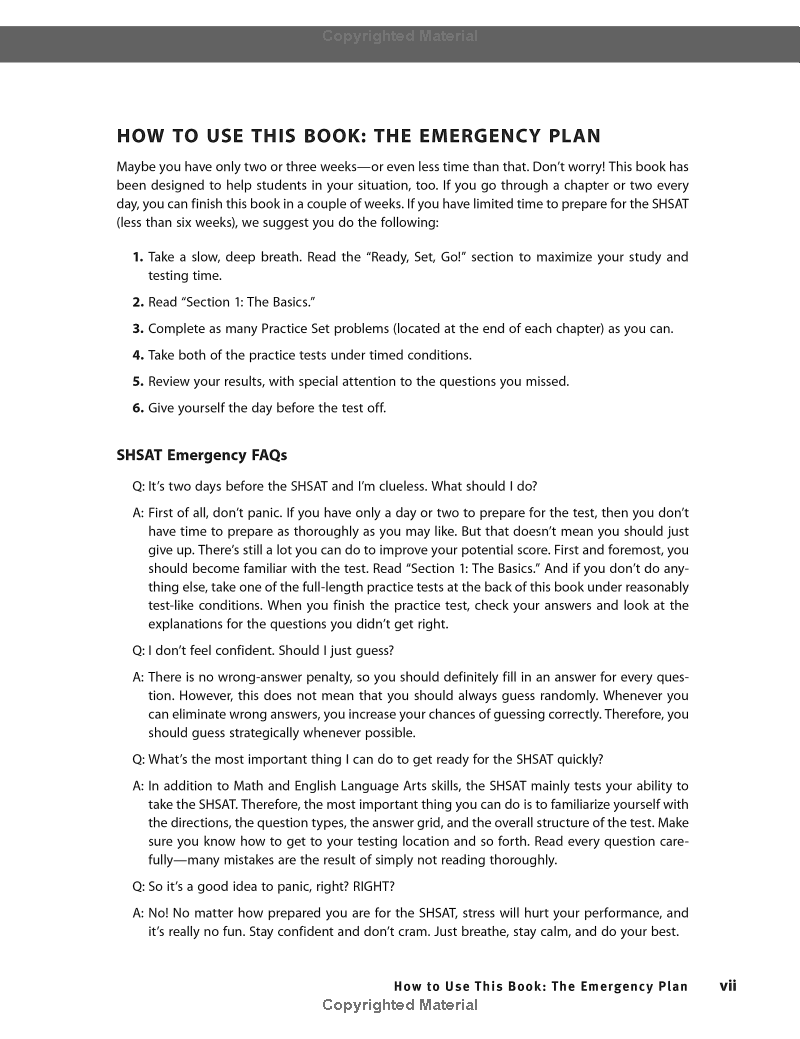 new york city shsat prep 2022 & 2023: 3 practice tests + proven strategies + review (kaplan test prep ny) - Ảnh 8